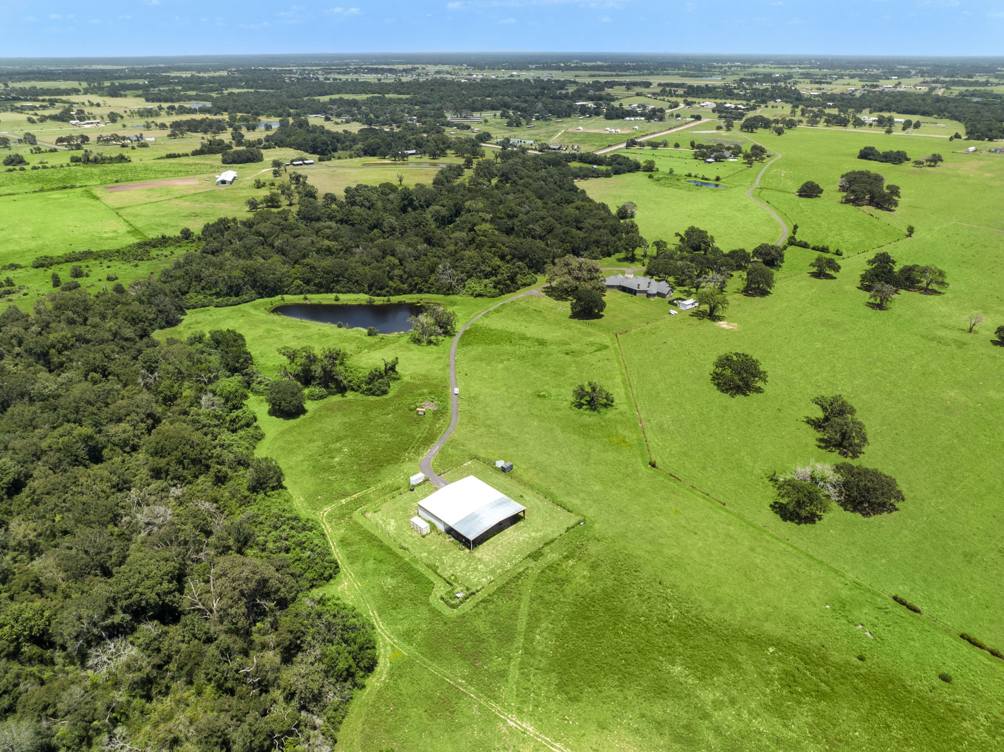 35111 Tompkins Road Hempstead, TX 77445 - Photo 43 of 50 a view of a big yard with plants and large trees