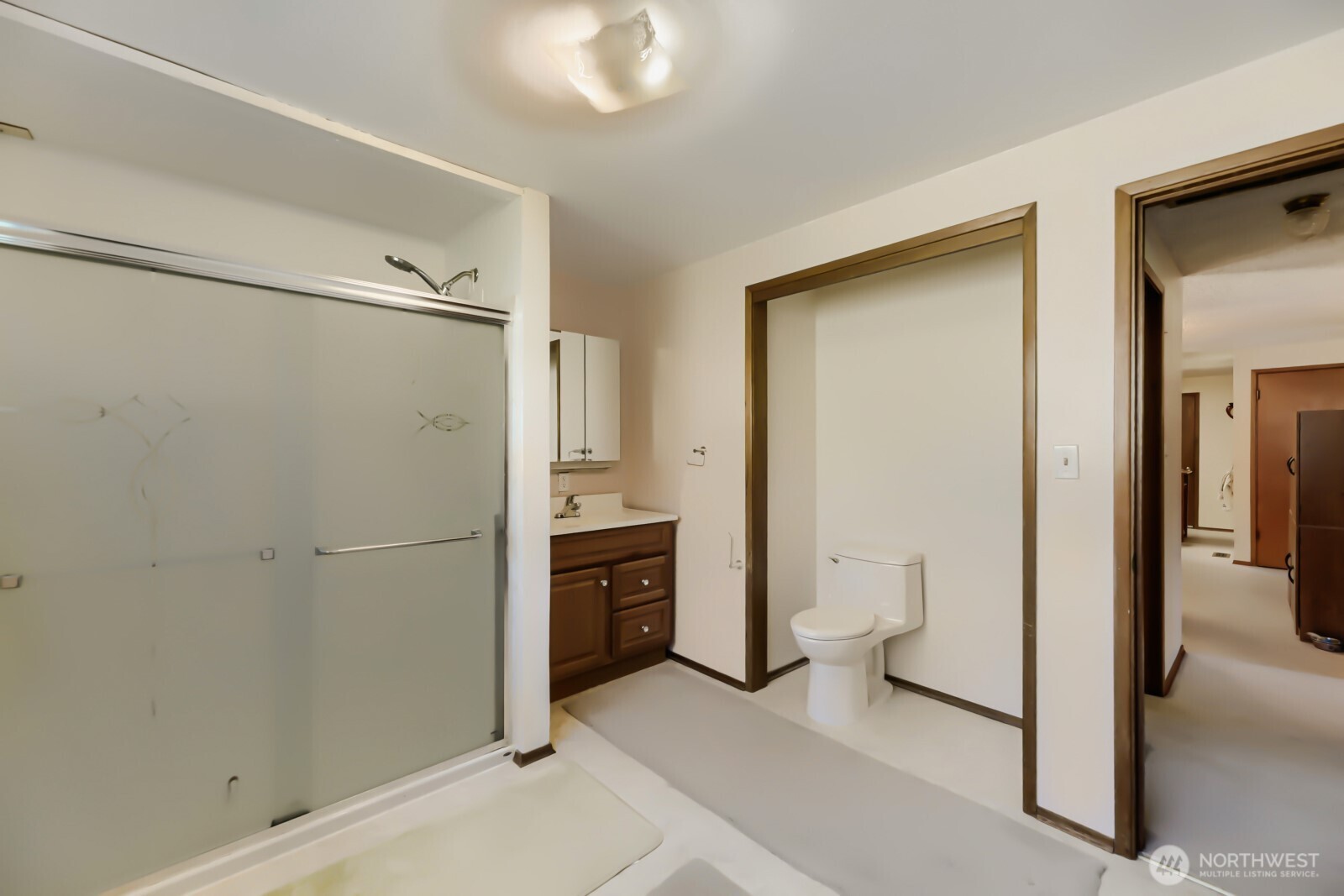 24119 78th Place West Edmonds, WA 98026 - Photo 20 of 29 a bathroom with a shower and a toilet