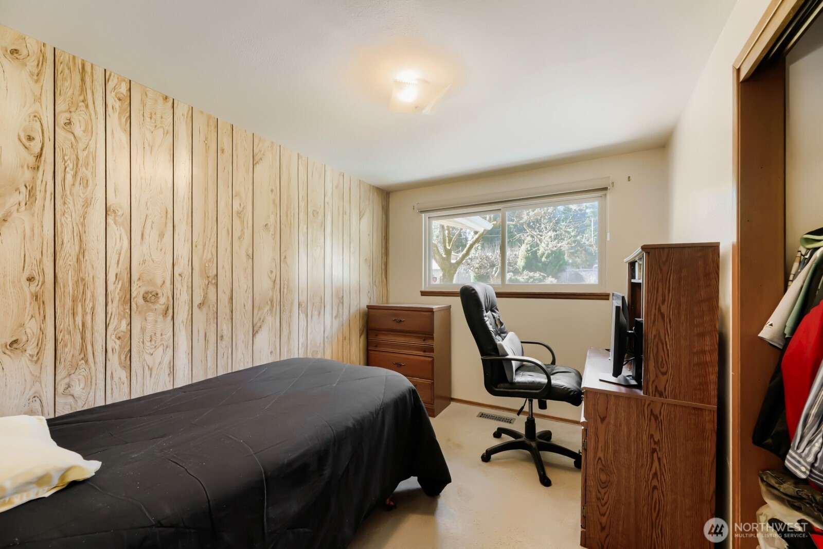 24119 78th Place West Edmonds, WA 98026 - Photo 22 of 29 a view of a workspace with furniture and a window