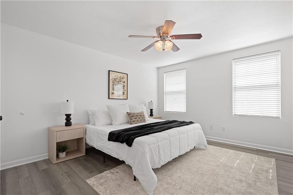 313 Hickory Nut Drive Eighty Four, PA 15330 - Photo 12 of 33 a bedroom with a bed and a chandelier