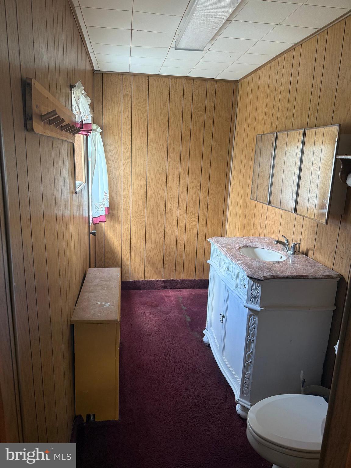 2302 Street Road Warrington, PA 18976 - Photo 5 of 22 a bathroom with a sink a toilet and shower curtain
