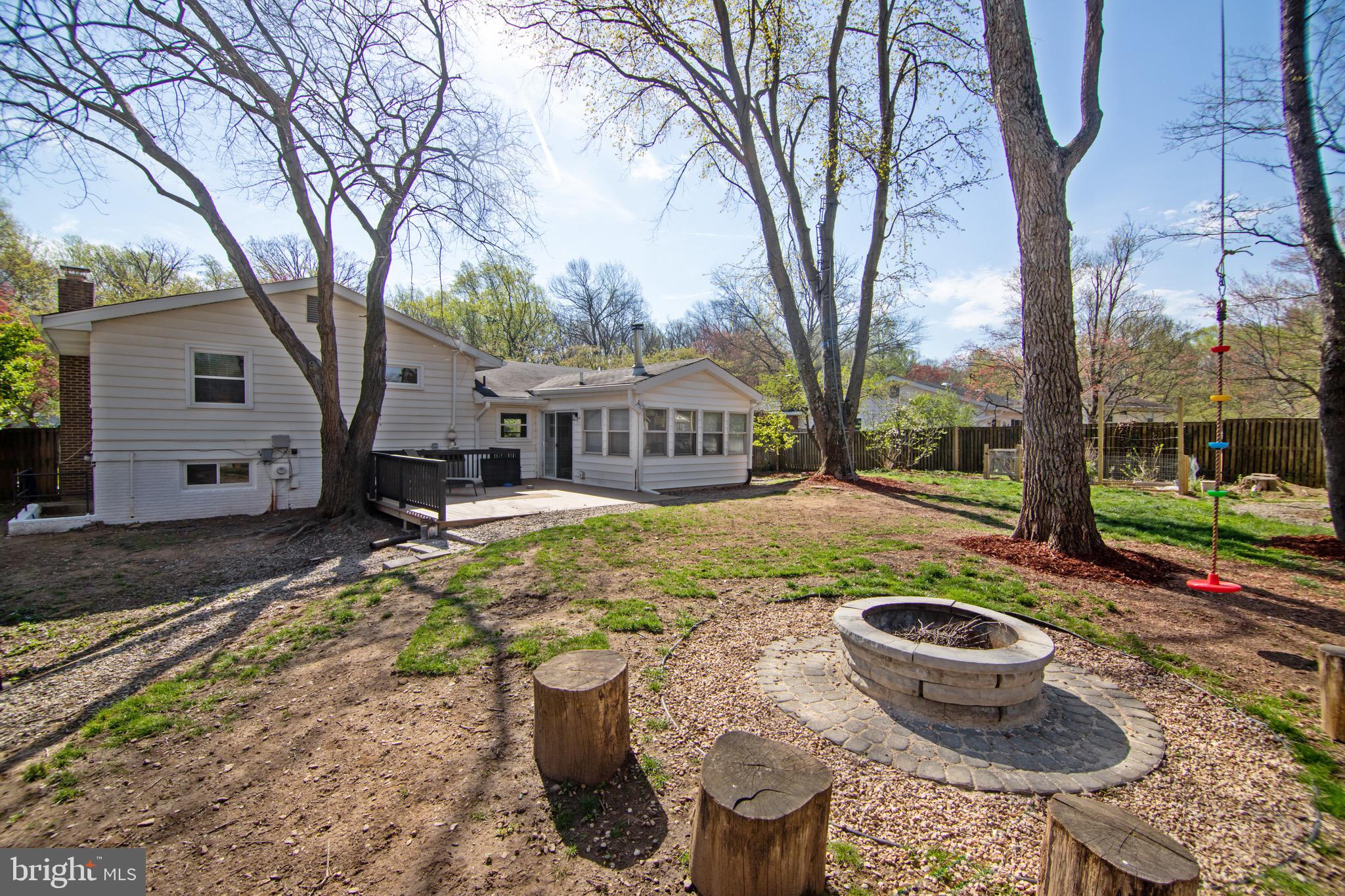 11324 Rambling Road Gaithersburg, MD 20879 - Photo 25 of 29 Backyard fire-pit