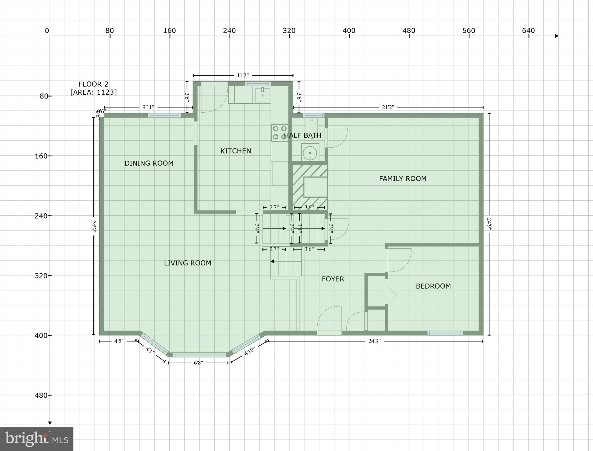 3521 Cabot Road Randallstown, MD 21133 - Photo 41 of 43 GLA Floor Plan