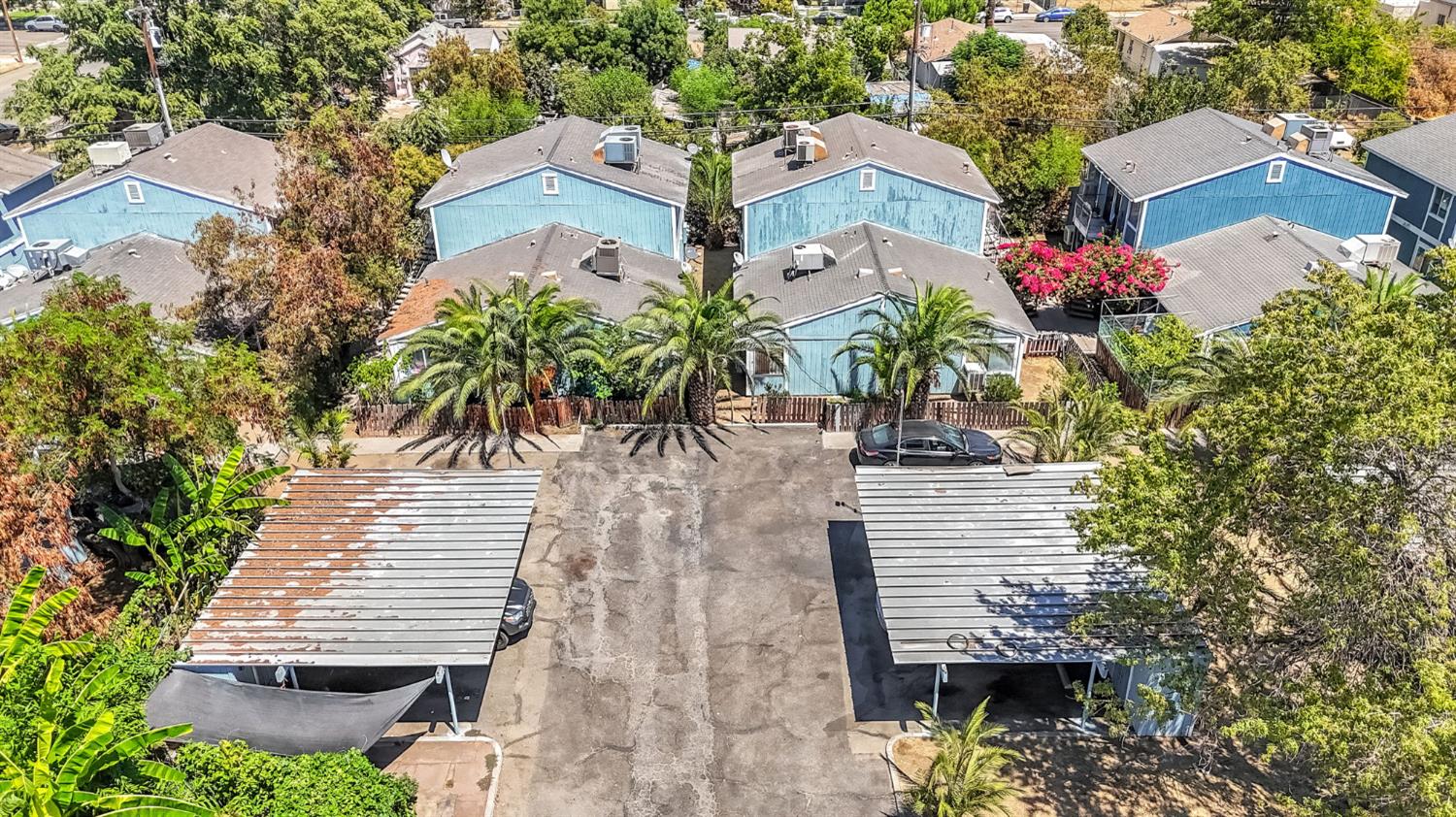 1622 B Street Fresno, CA 93706 - Photo 15 of 32 an aerial view of a building and trees