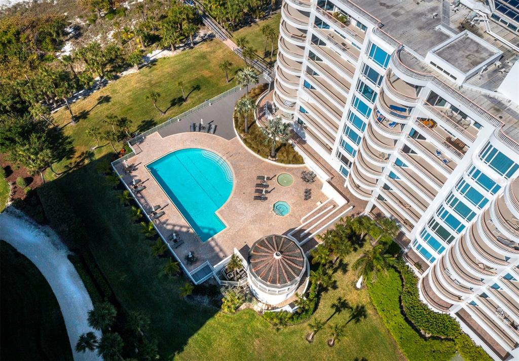455 Longboat Club Road, Unit 402 Longboat Key, FL 34228 - Photo 35 of 48 an aerial view of a house