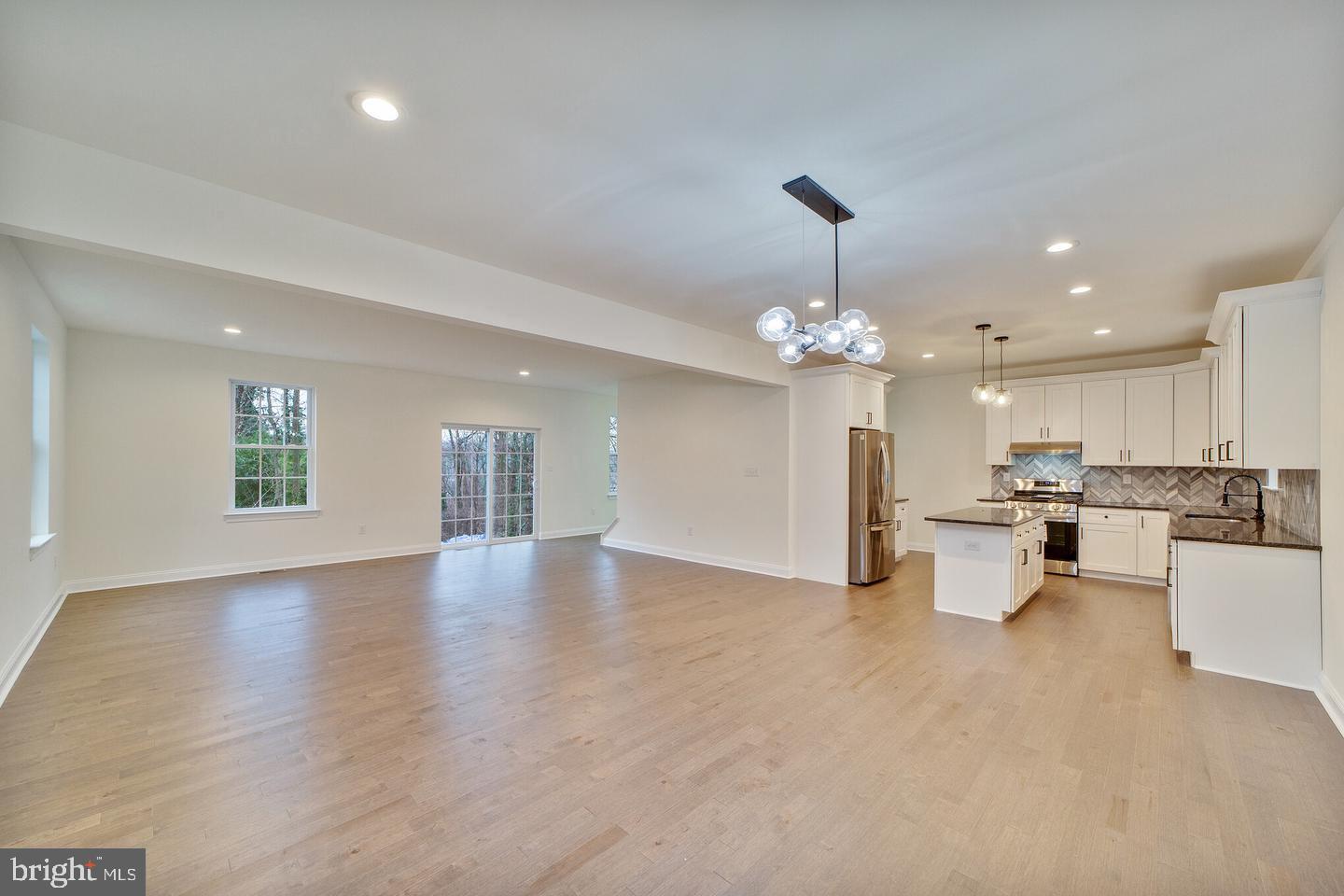 274 Oak Avenue Media, PA 19063 - Photo 9 of 27 a view of a kitchen and a chandelier fan