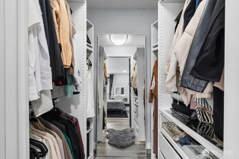 a view of walk in closet