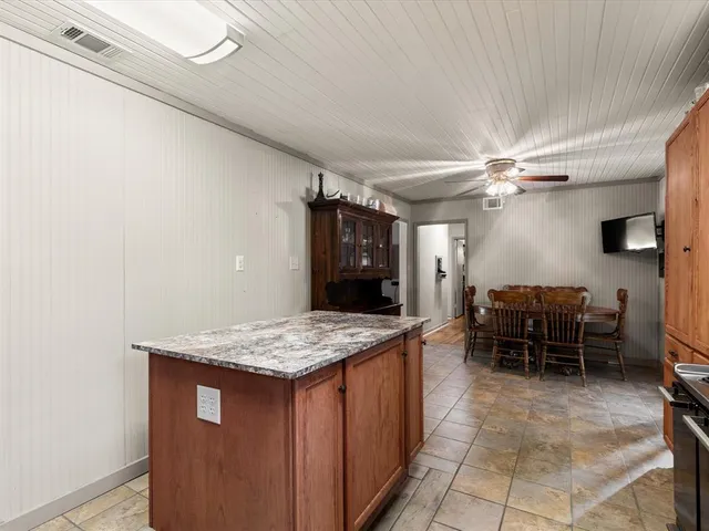 a view of kitchen island