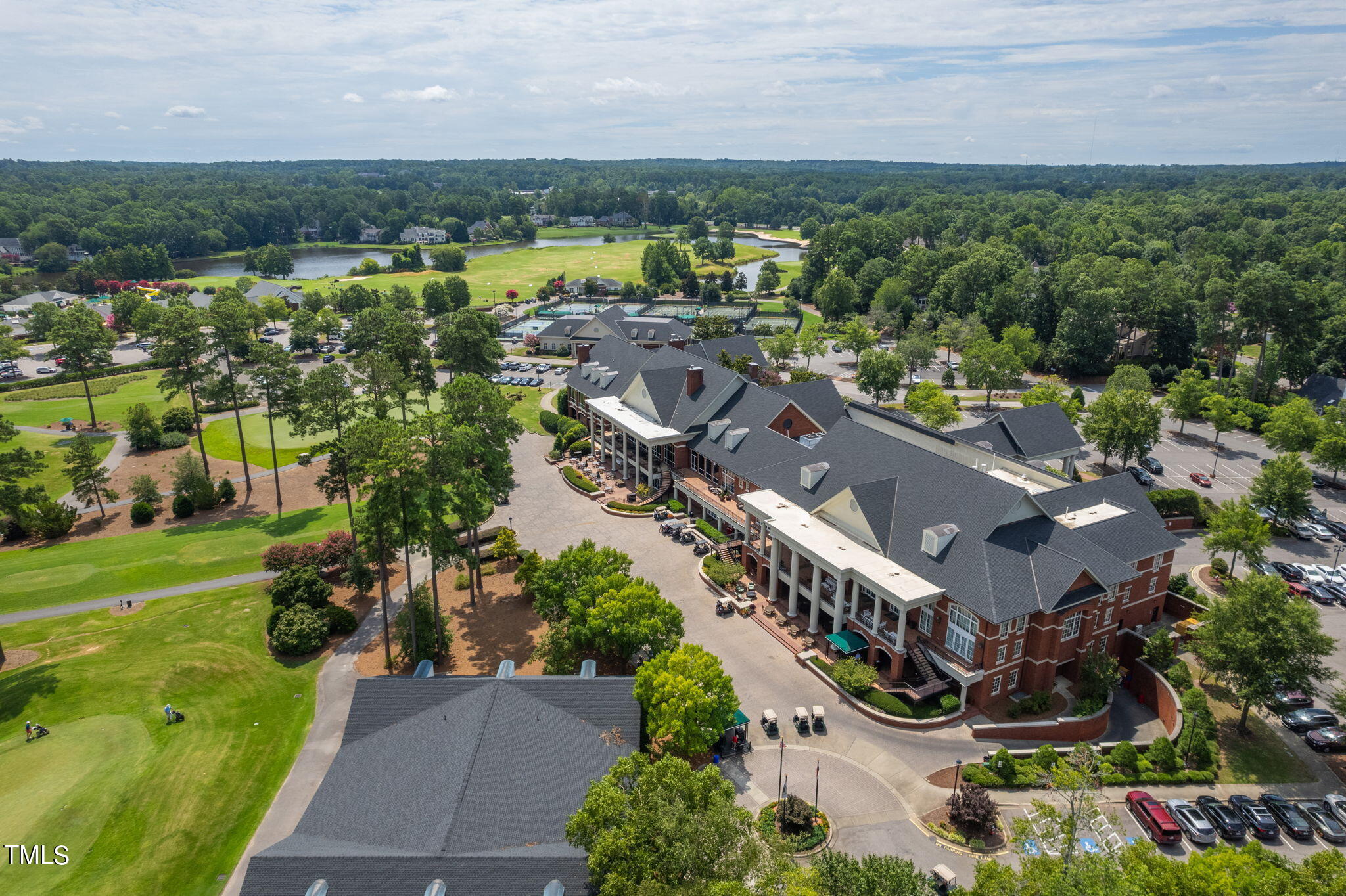 300 Pond Bluff Way Cary, NC 27513 - Photo 64 of 73 a view of a city with tall buildings in the background