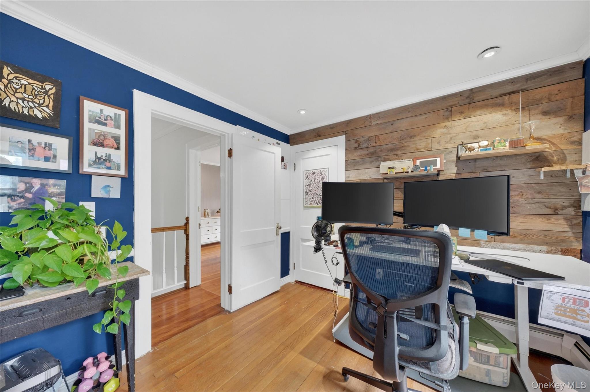 10 Edwin Road Poughkeepsie, NY 12603 - Photo 24 of 46 a workspace with furniture and wooden floor
