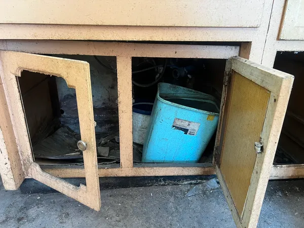 a view of storage and utility room