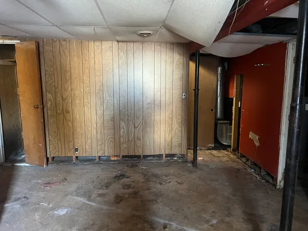 a view of an empty room