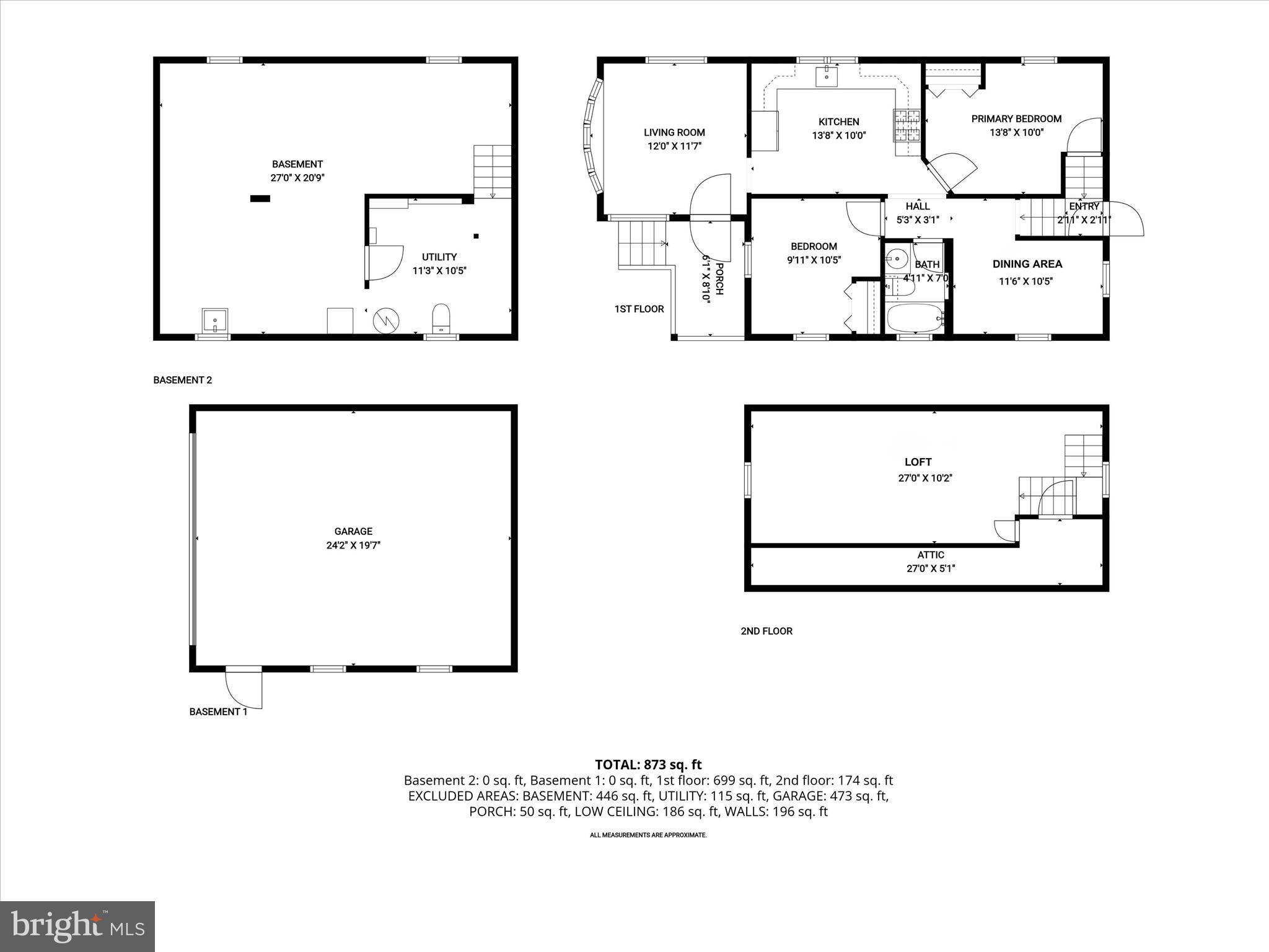 1218 Rustic Avenue Rosedale, MD 21237 - Photo 34 of 34 Combined Floor Plans