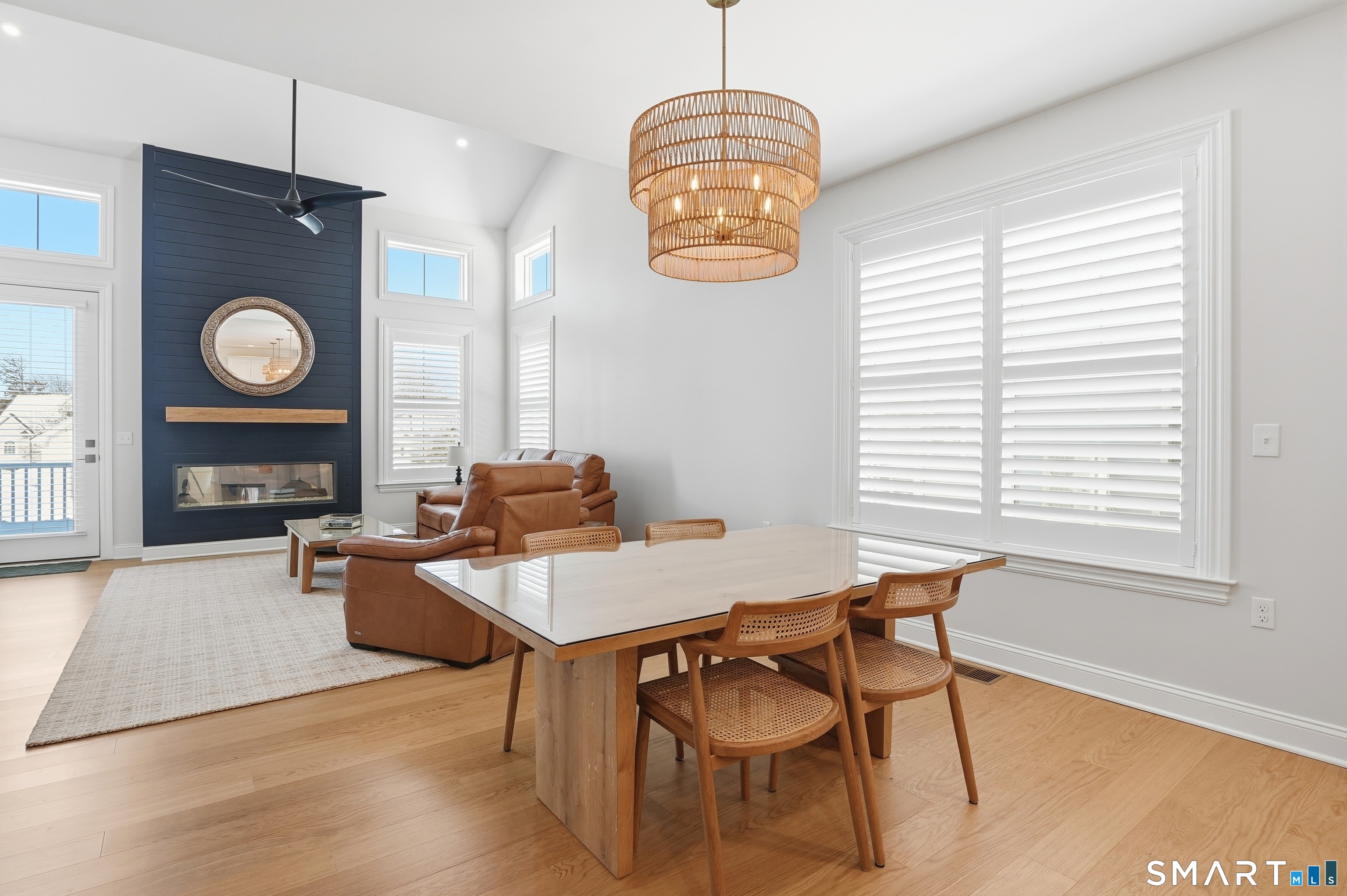 46 Soderman Way, Unit 46 Cheshire, CT 06410 - Photo 1 of 1 a view of a dining room with furniture window and wooden floor