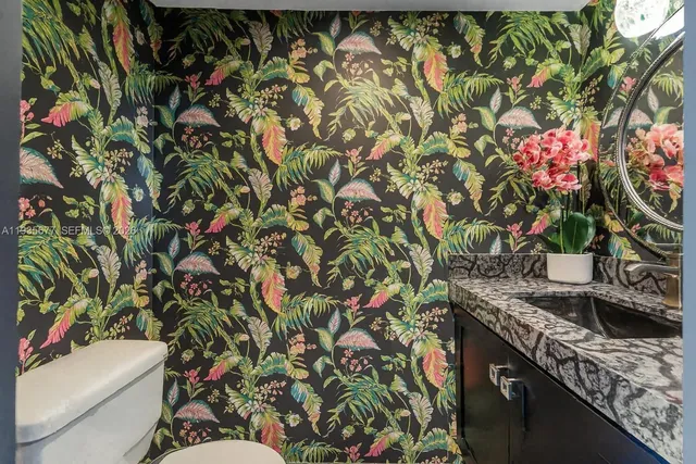 a view of a balcony with city