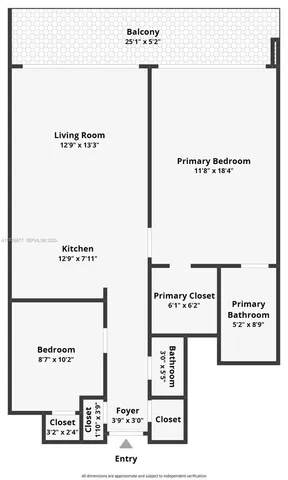 $430,000 | 555 Northeast 15th Street, Unit 30H, Miami, FL 33132