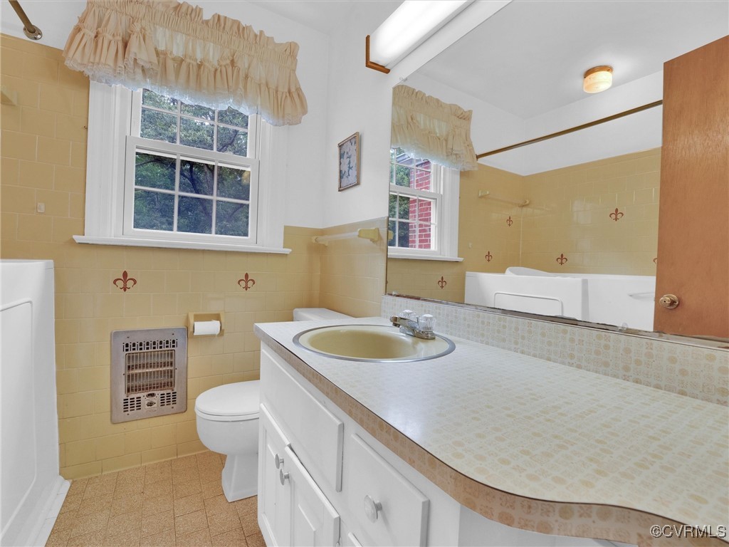 8901 Strath Road Henrico, VA 23231 - Photo 41 of 47 Full bathroom featuring vanity, toilet, heating un