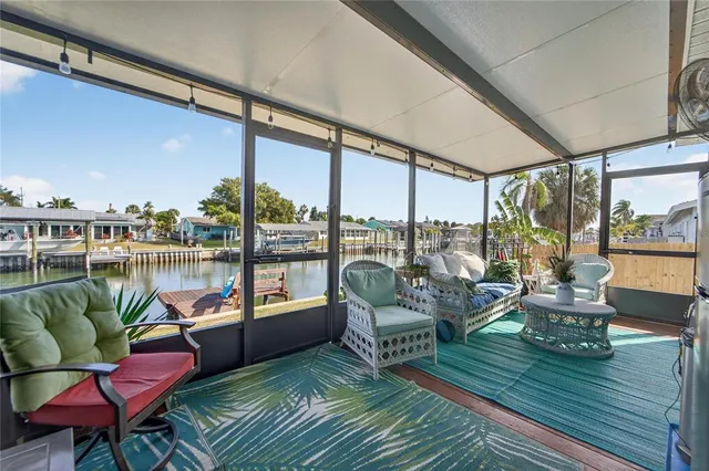 a view of a lake from a balcony