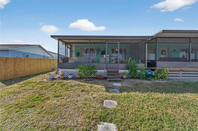 a view of a lake with a terrace
