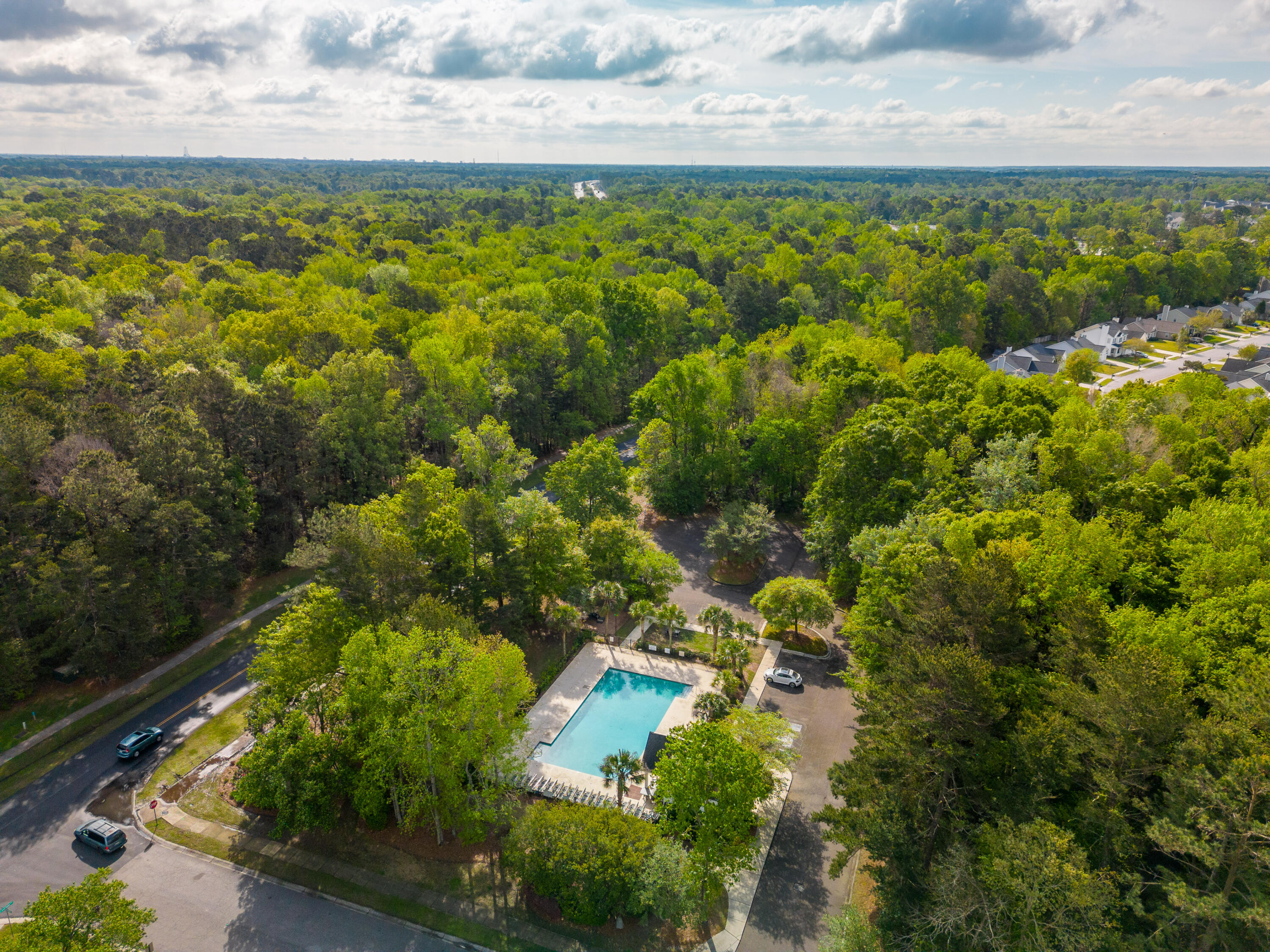 582 Carters Grove Road Charleston, SC 29414 - Photo 33 of 34 Ariel View of Community Pool