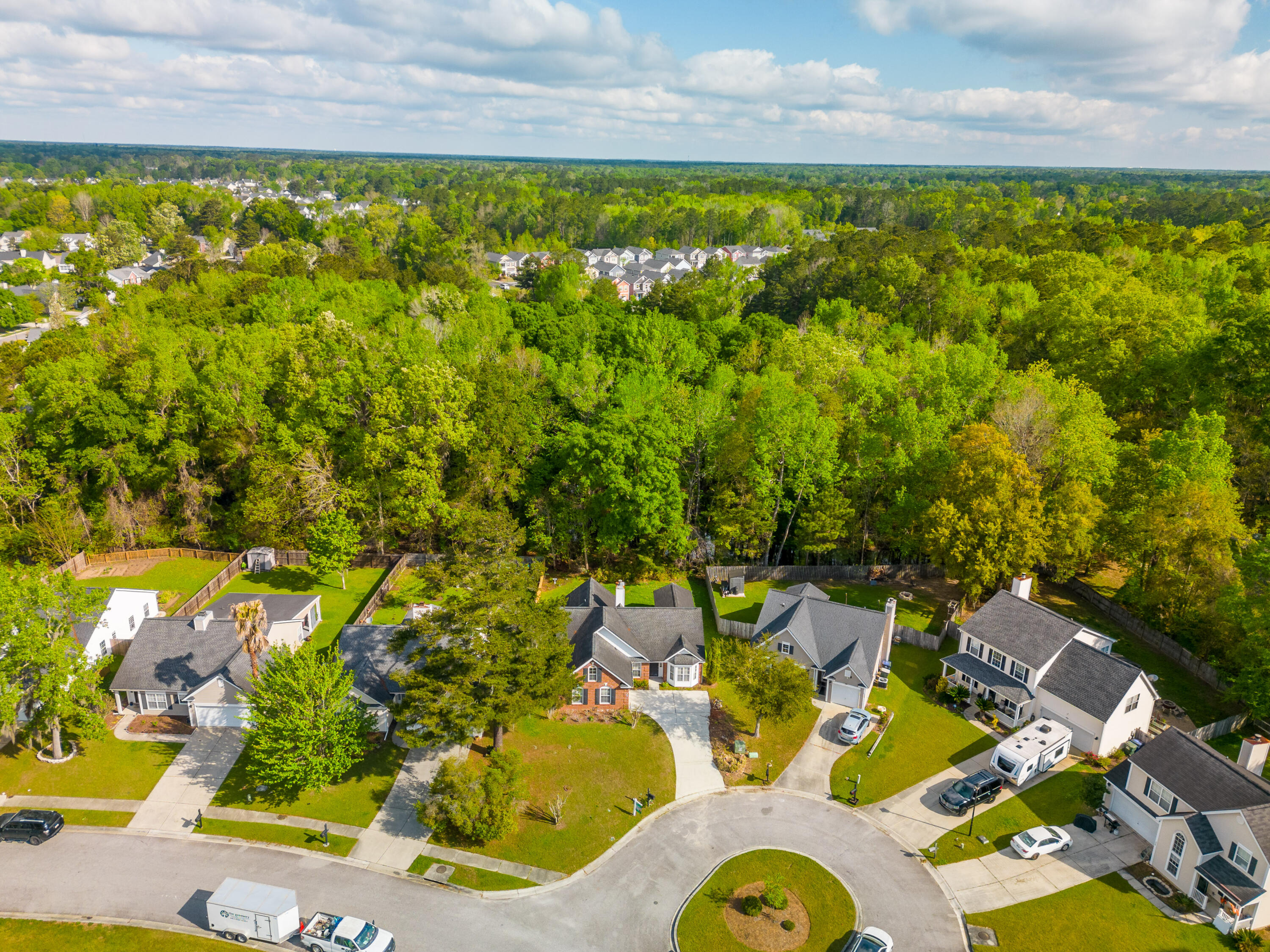 582 Carters Grove Road Charleston, SC 29414 - Photo 34 of 34 Ariel view of the home and street