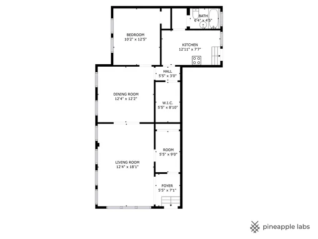a picture of a floor plan