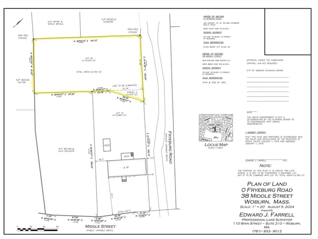 $349,900 | 0 Fryeburg Road, Woburn, MA 01801