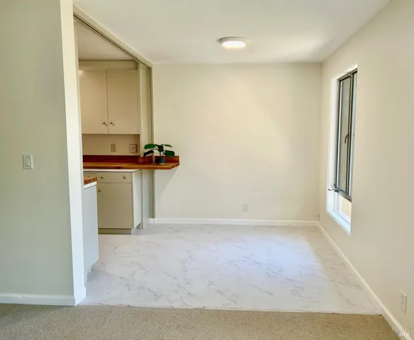 a view of a room with a sink