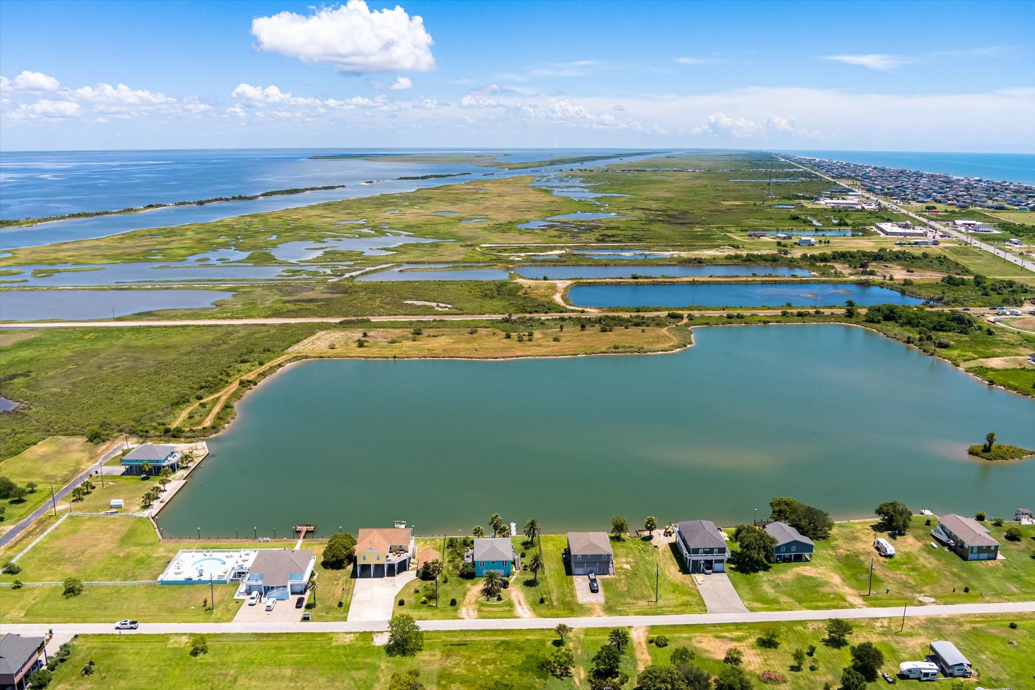 1105 Bob Road Crystal Beach, TX 77650 - Photo 15 of 23 a view of an ocean view