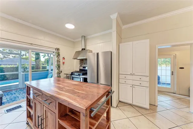 a bathroom with a shower and a toilet