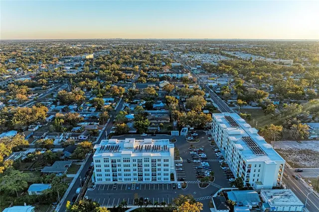 a outdoor living space with furniture and a large window
