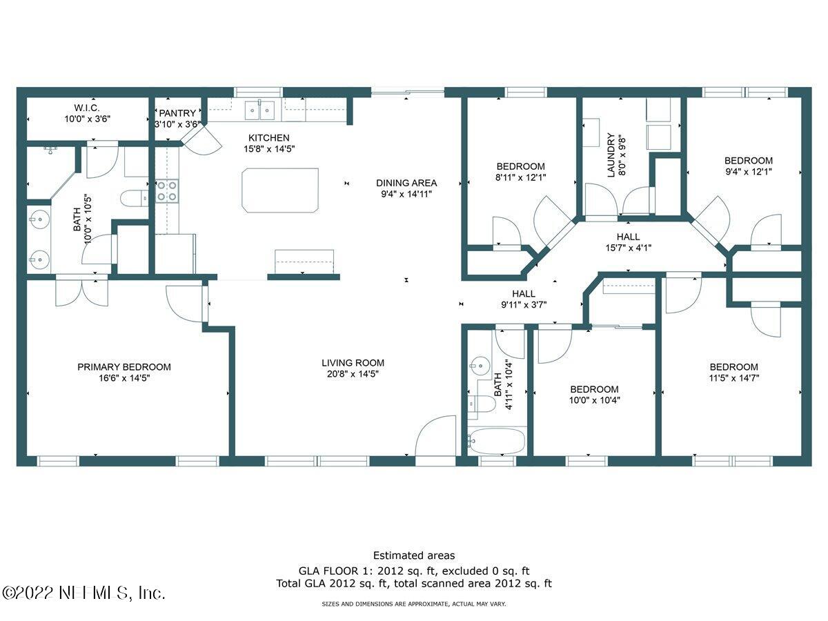 101 Sand Lake Road Interlachen, FL 32148 - Photo 22 of 40 a picture of a floor plan
