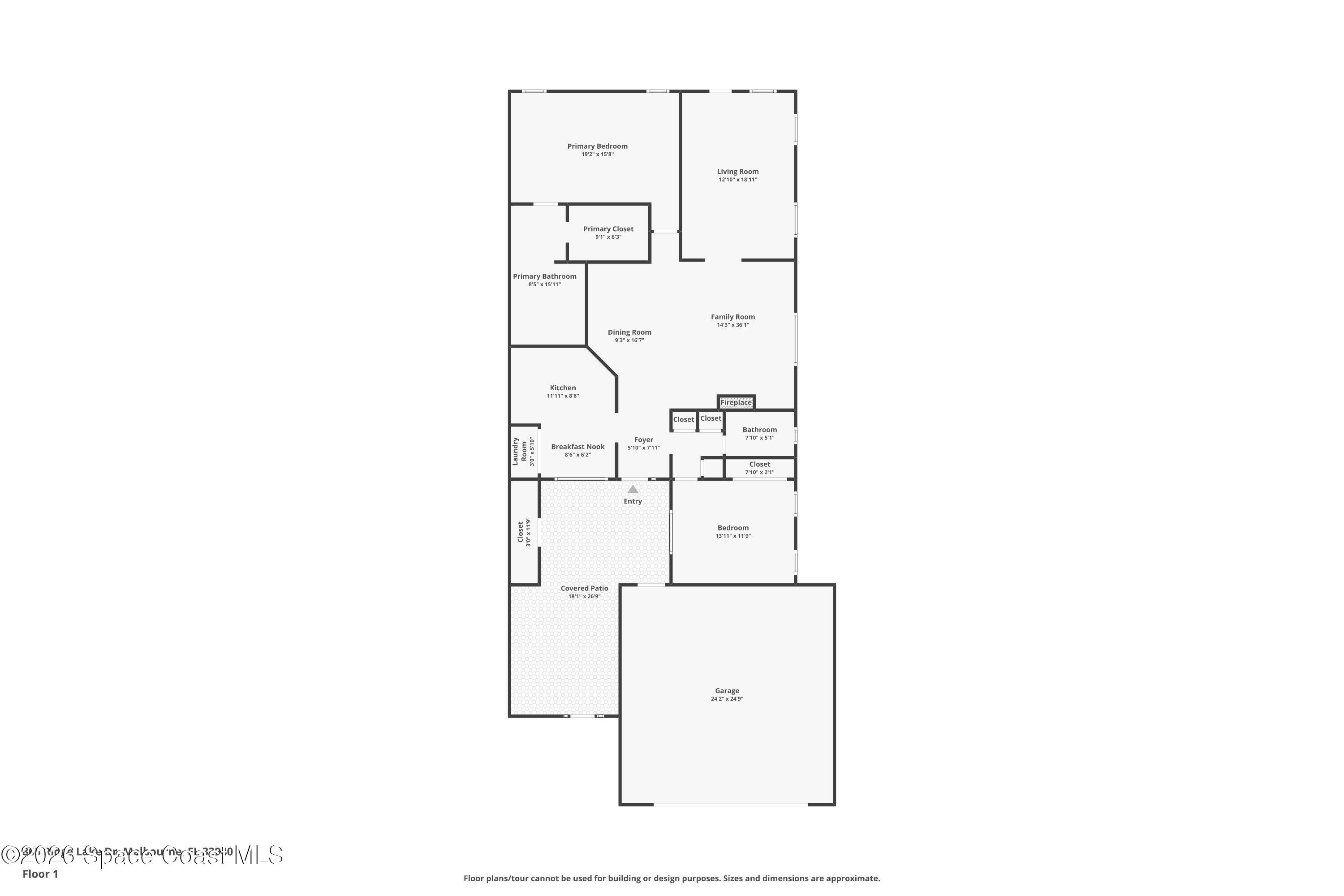 865 Ridge Lake Drive Melbourne, FL 32940 - Photo 55 of 55 Floor Plan
