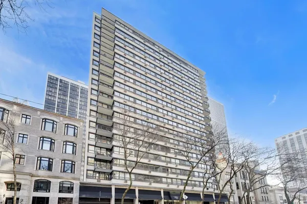 a front view of a building