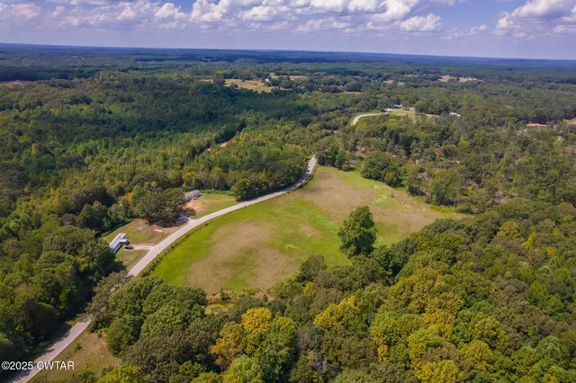 a view of an outdoor space and mountain view