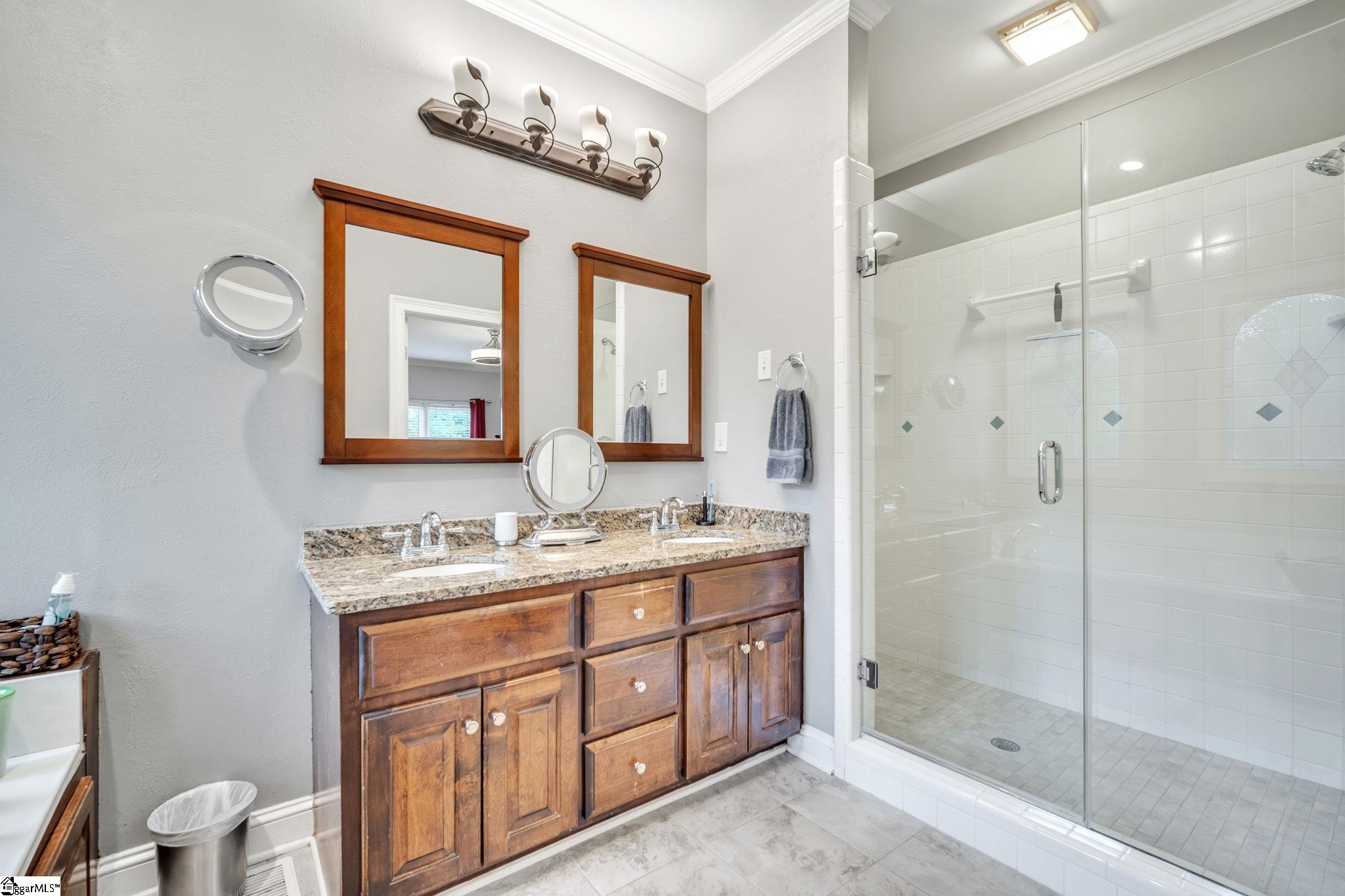 204 Deer Spring Lane Simpsonville, SC 29680 - Photo 12 of 36 Tiled shower.
