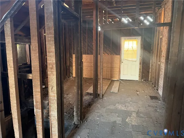 a view of an entryway door