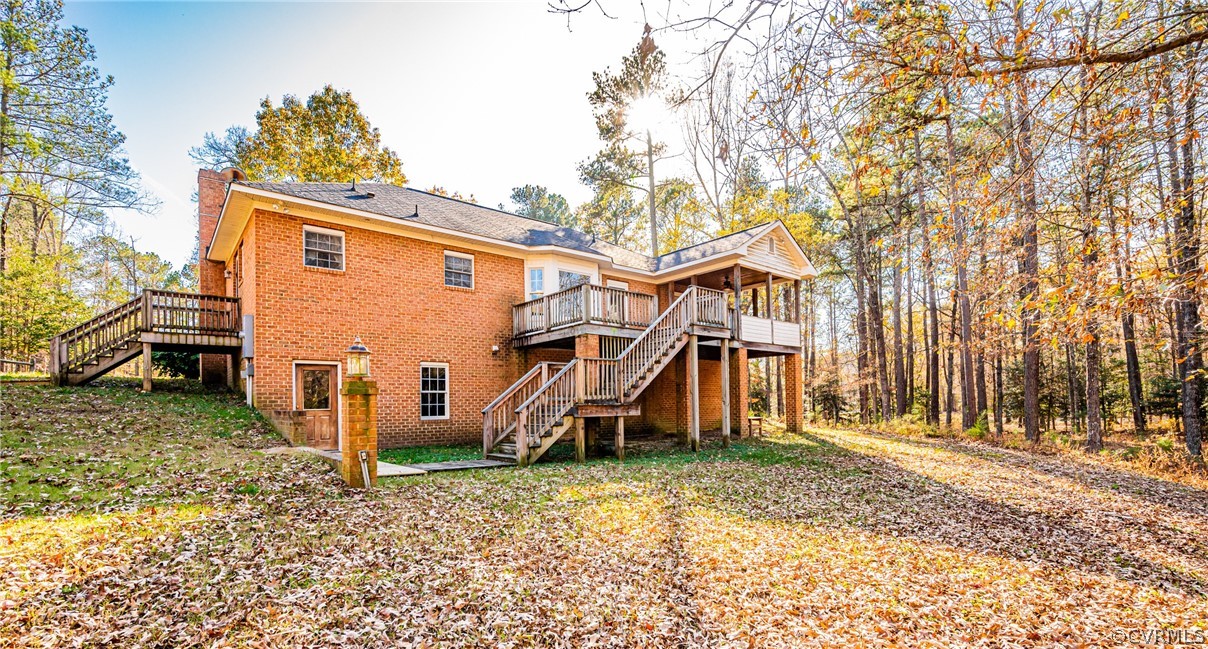 4612 Tatum Road Disputanta, VA 23842 - Photo 43 of 50 a view of a house with a yard