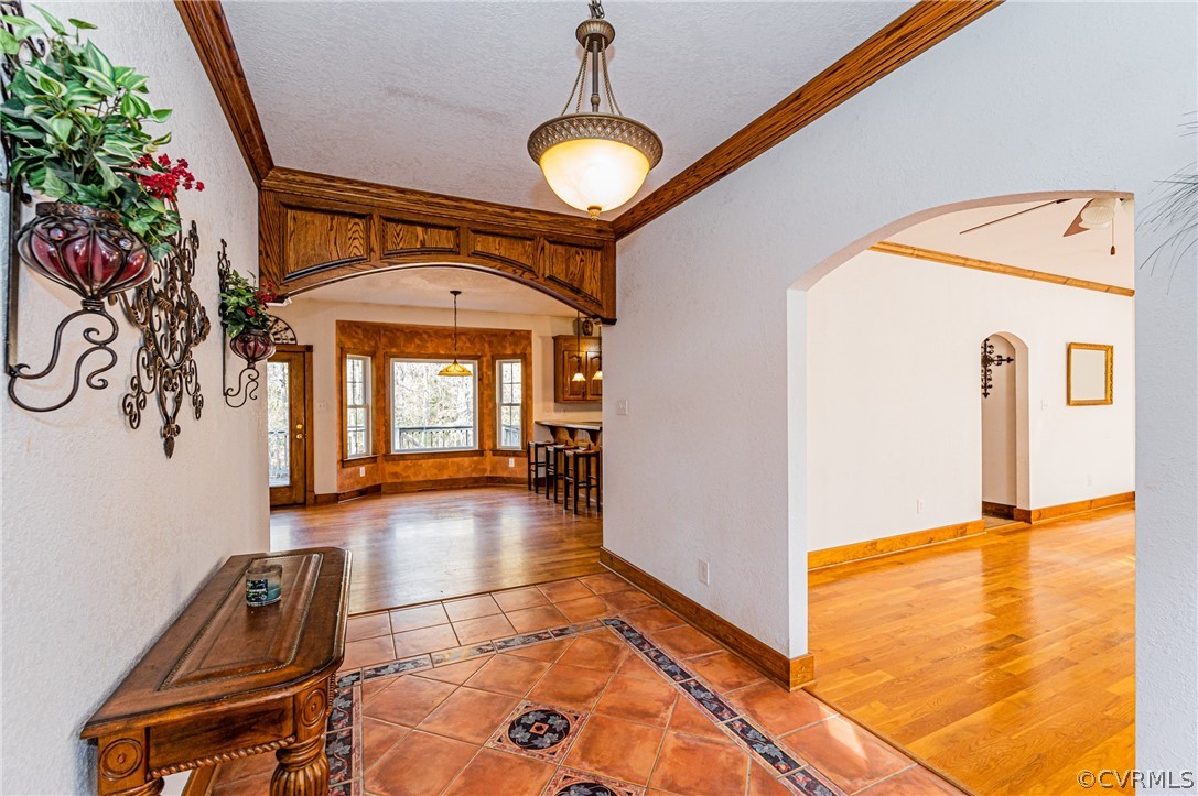 4612 Tatum Road Disputanta, VA 23842 - Photo 5 of 50 a view of livingroom with hardwood floor and a ceiling fan