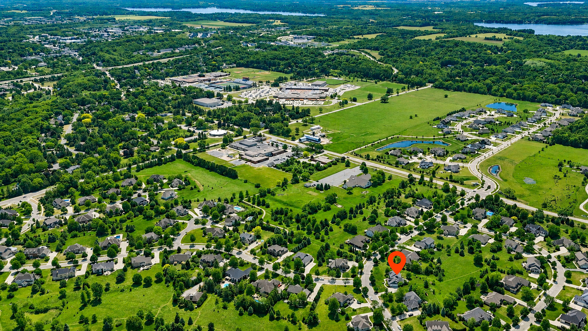 1260 4 Winds Way Hartland, WI 53029 - Photo 79 of 79 Drone View