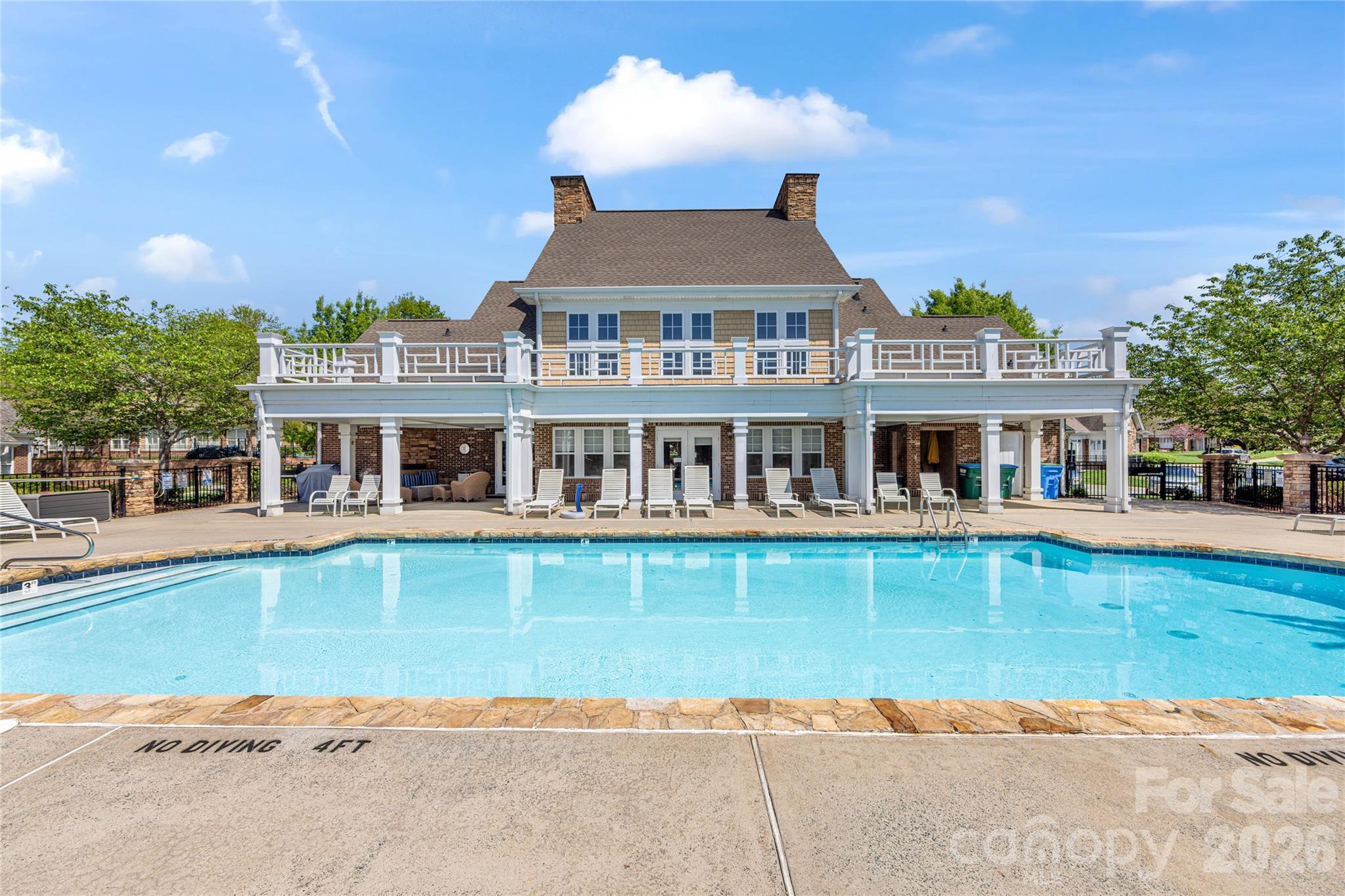 2963 Bellasera Way Matthews, NC 28105 - Photo 41 of 45 a front view of a house with swimming pool having outdoor seating