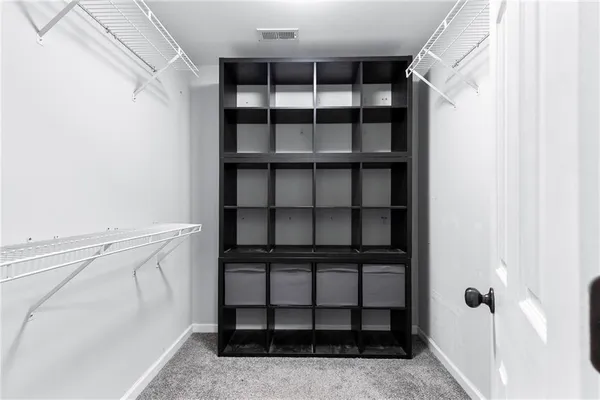 a view of a room with shelf