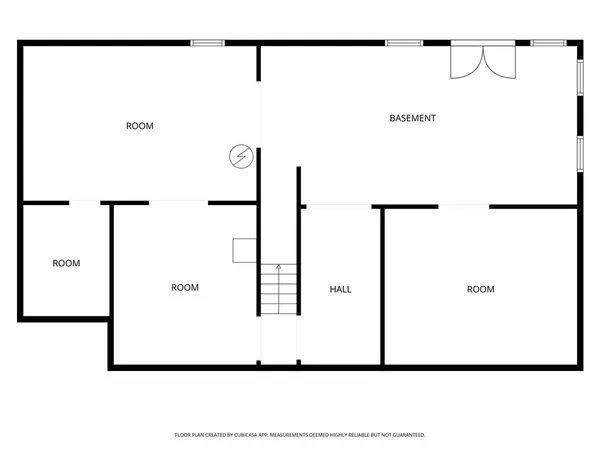 a picture of a room with a bench