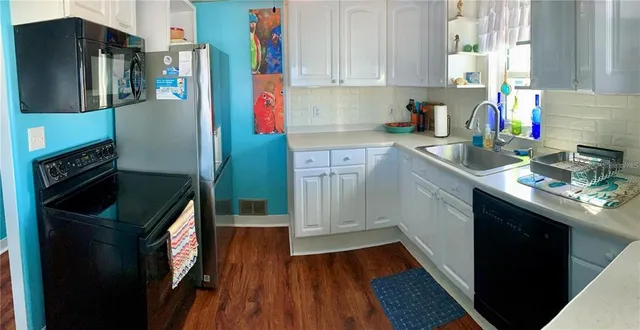 a bathroom with a shower and a toilet