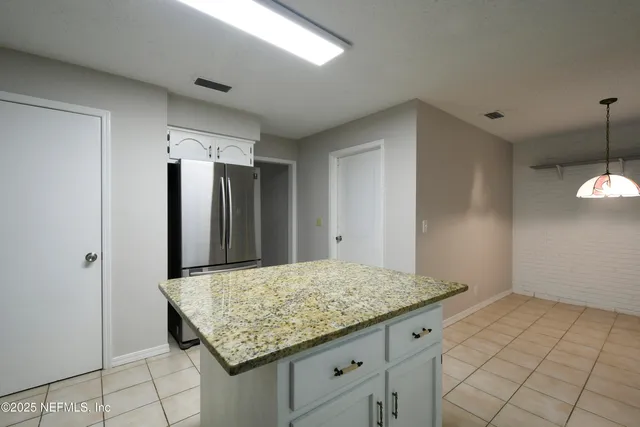 a view of kitchen island