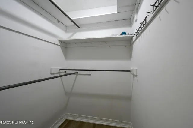 a view of walk in closet