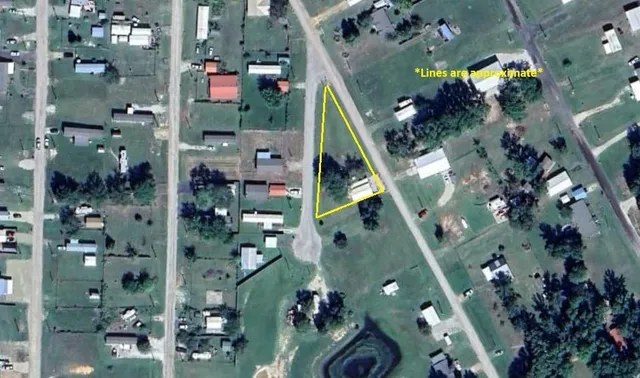 an aerial view of lake