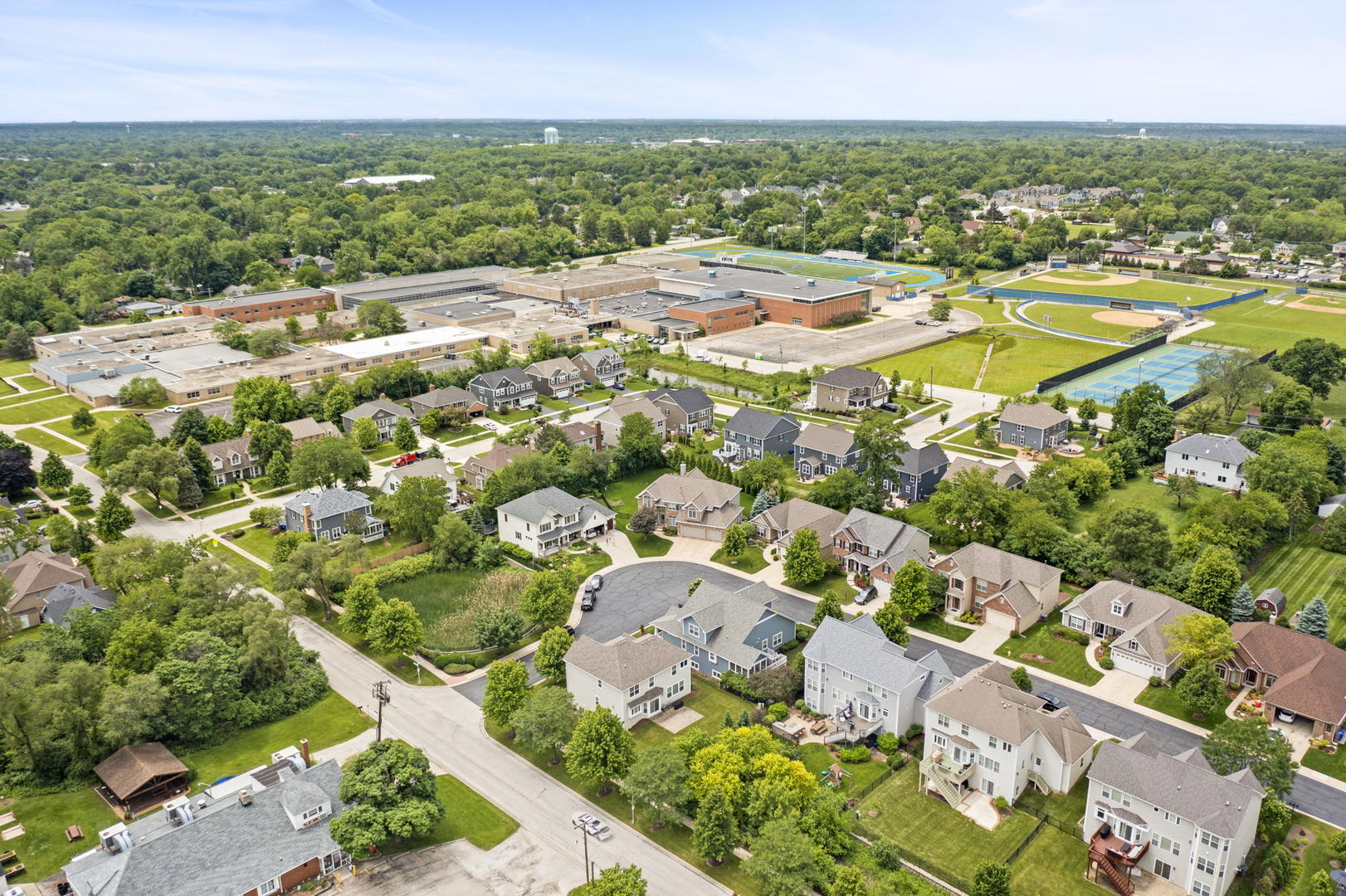 2035 Windham Circle Wheaton, IL 60187 - Photo 40 of 40 an aerial view of residential houses with outdoor space