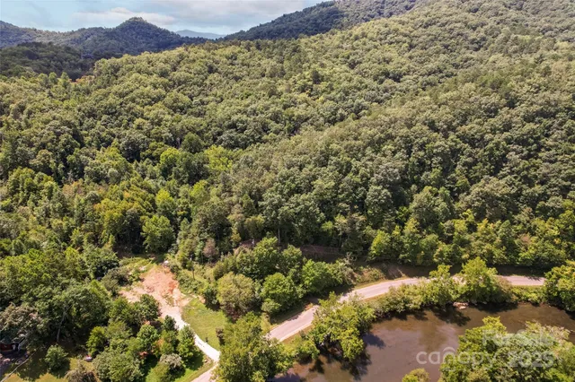 a view of a lush green field