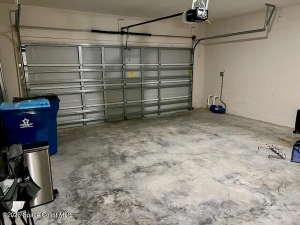 a view of a room with storage